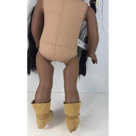 American Girl Kaya Doll Brown Eyes Brown Straight Hair 18" Medium Native 2017 - Picture 9 of 13